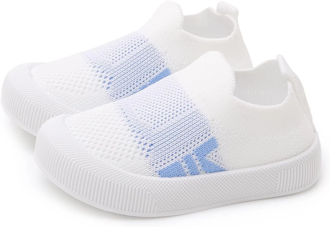 SOFMUO Baby Boys Girls Toddler Sneakers Kids Lightweight Knit Walking Shoes Mesh Breathable Tennis Trainers Shoe 1-3 Yrs…