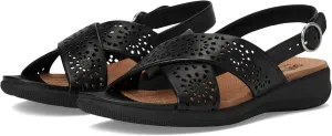 SoftWalk Women's Tillman Sling Perf Flat Sandal