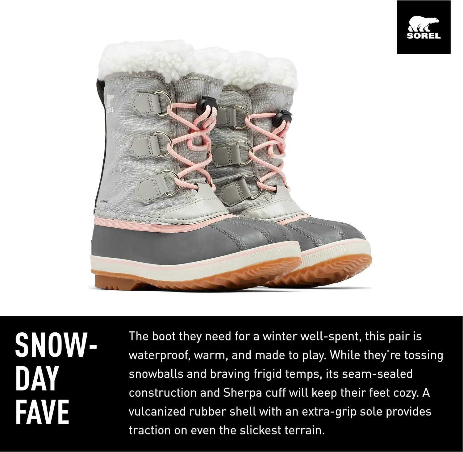 Sorel Children's Yoot Pac Nylon Waterproof Boot