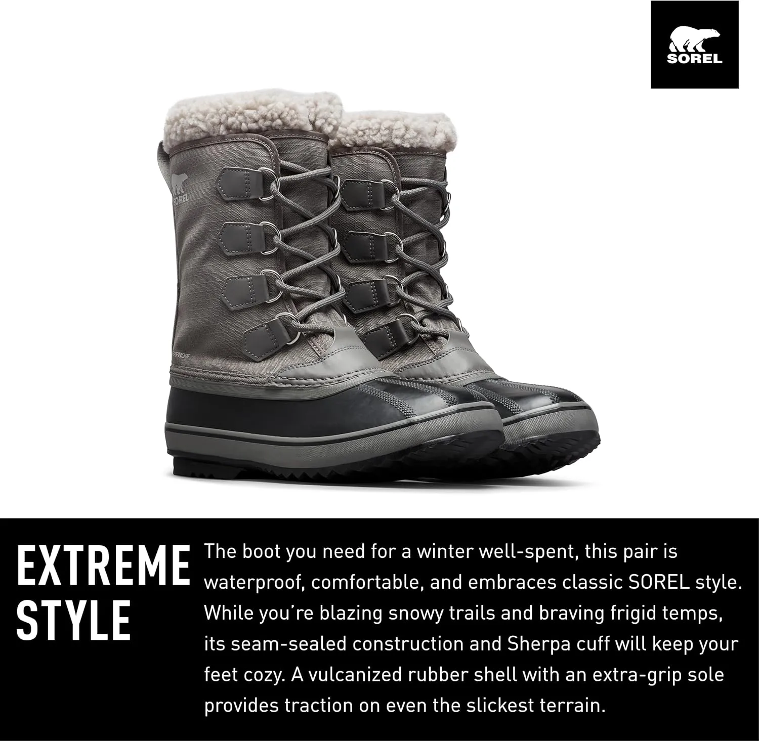 SOREL Men's 1964 Pac Nylon Waterproof Boot