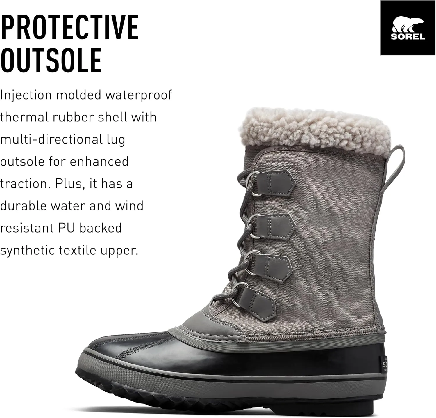 SOREL Men's 1964 Pac Nylon Waterproof Boot