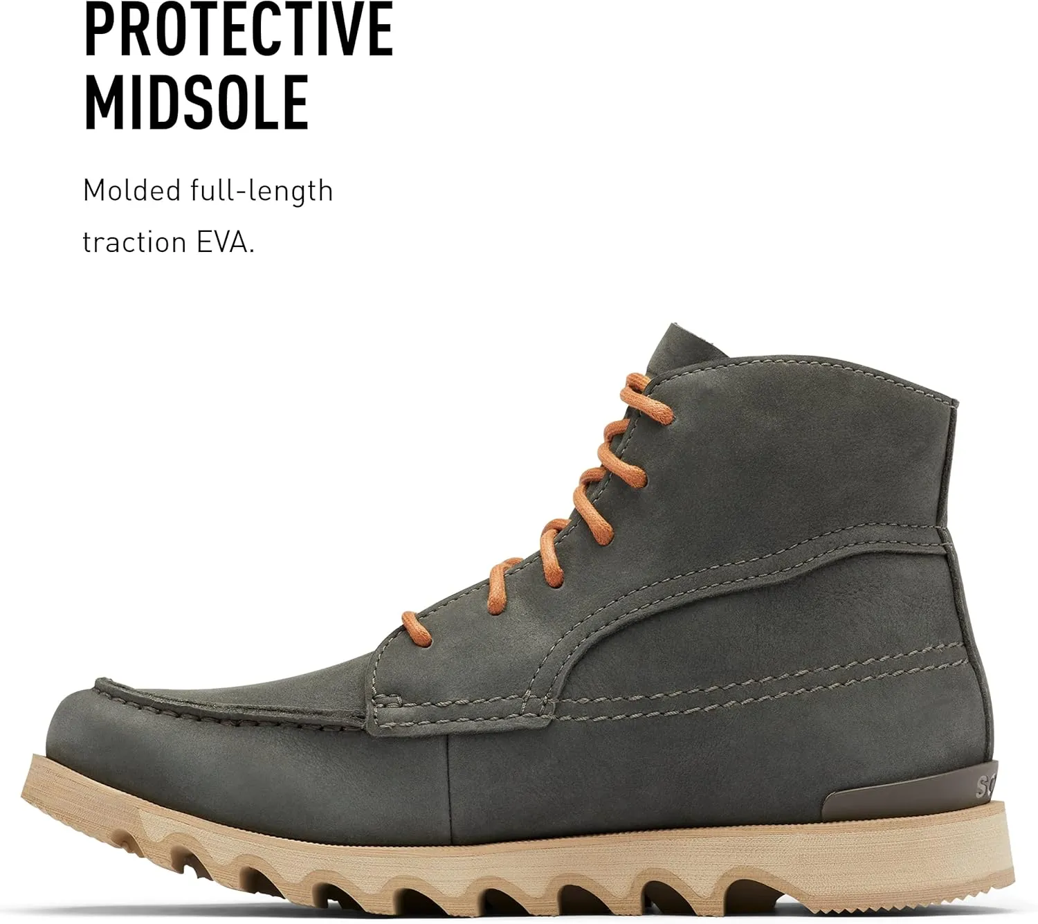 Sorel Men's Kezar Moc Boot — Waterproof Leather Rain Boot