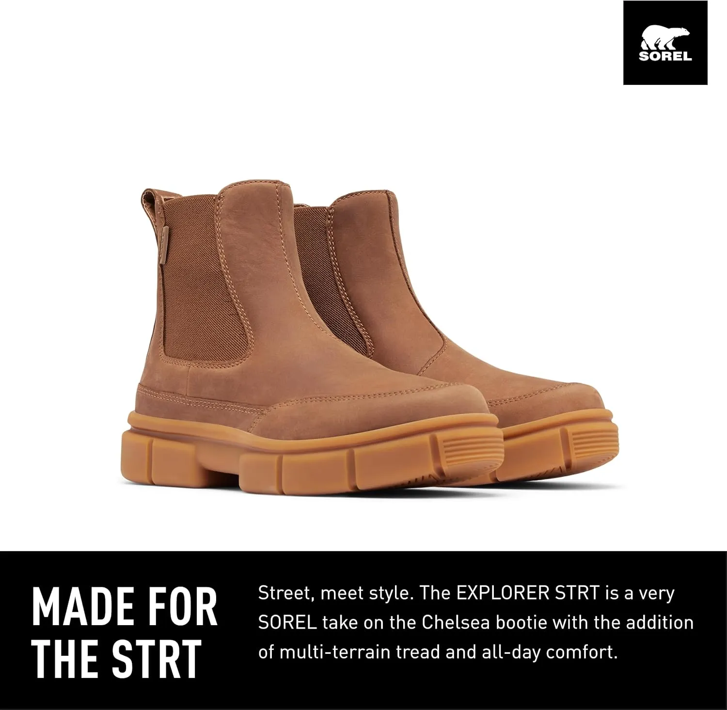 SOREL Women's Explorer STRT Chelsea Boot