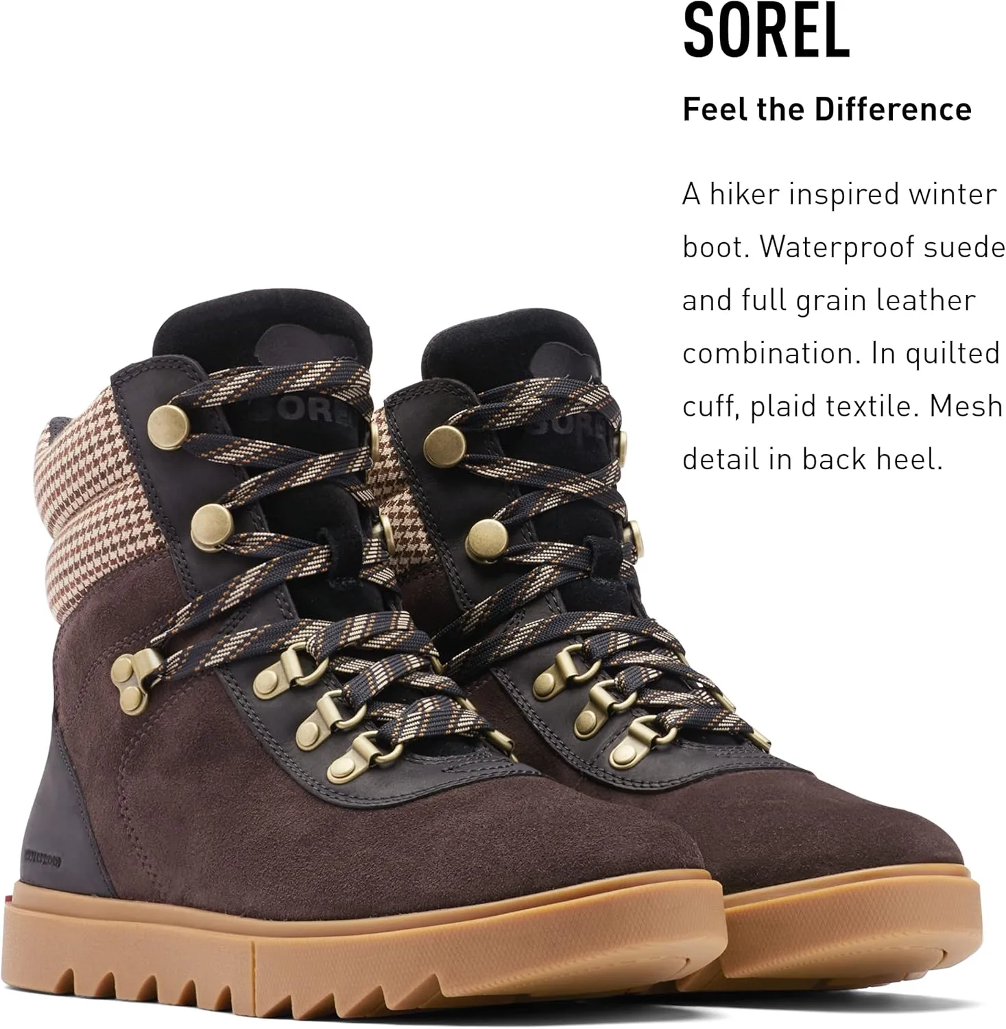Sorel Women's Joan of Arctic Next Lite Hiker Boot — Waterproof Leather & Suede Winter Boots
