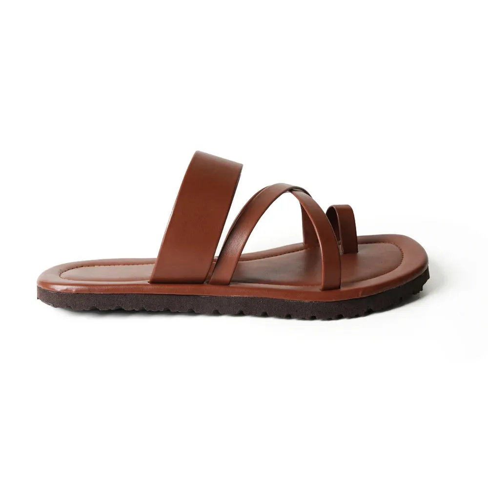 Strappy Sandals - Vintage Tan