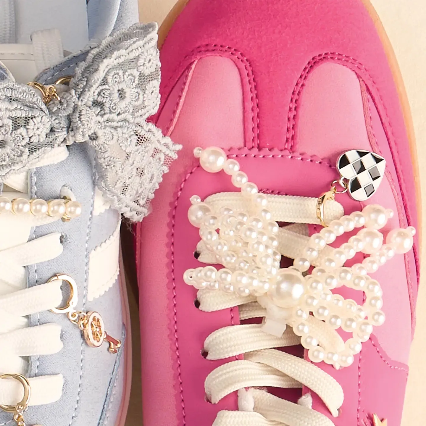 The Darling Effect - Dazzle Shoe Charm Pack, Pretty in Pearl