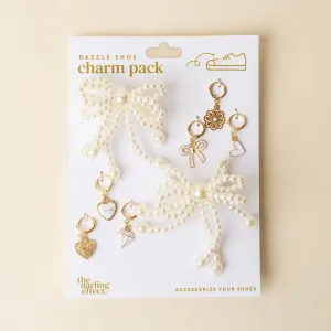 The Darling Effect - Dazzle Shoe Charm Pack, Pretty in Pearl
