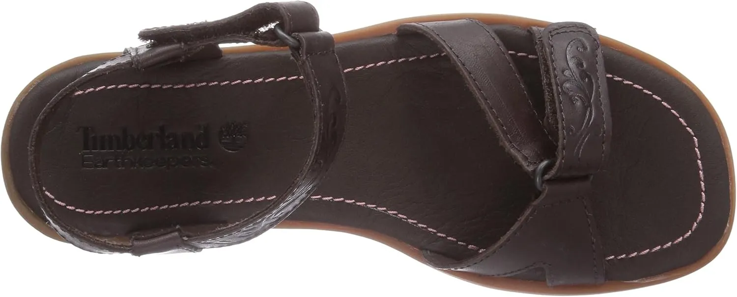Timberland Girls' Girls Flat Sandal FTK_EK Willowbrook Crossband Sandal Fashion Sandals