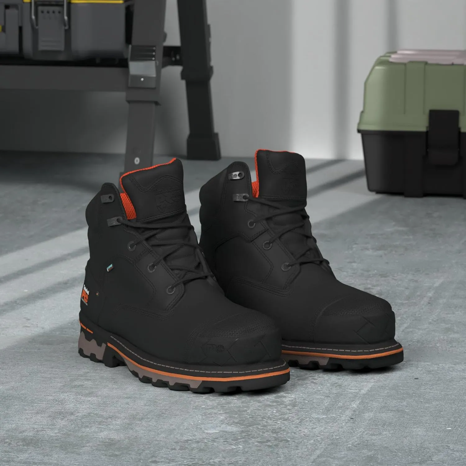 Timberland PRO Men's Boondock 6 Inch Composite Safety Toe Waterproof Industrial Work Boot