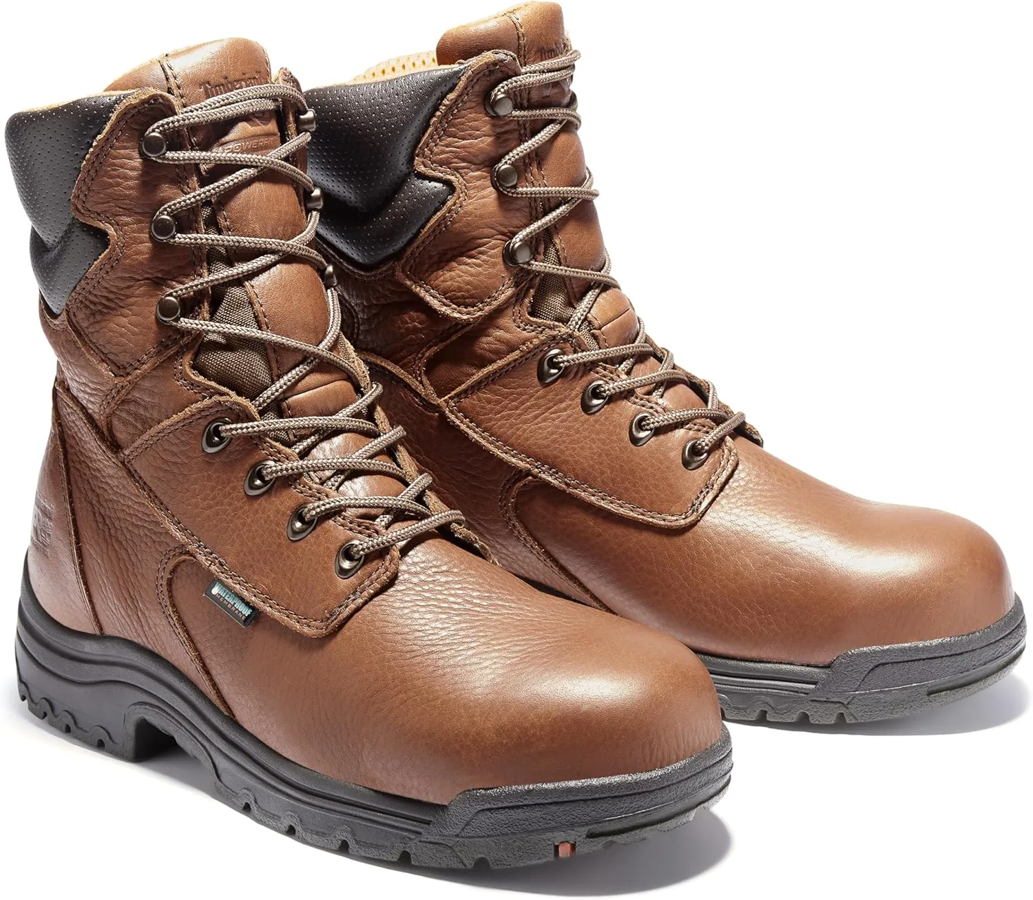 Timberland PRO Men's, TiTAN Alloy Toe, EH, Waterpoof, 8 Inch Work Boot
