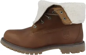 Timberland Women's Teddy Fleece Fold Down WP Ankle Boot