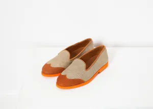 Timely Wingtip Orange Percentage-based sale in Loafer
