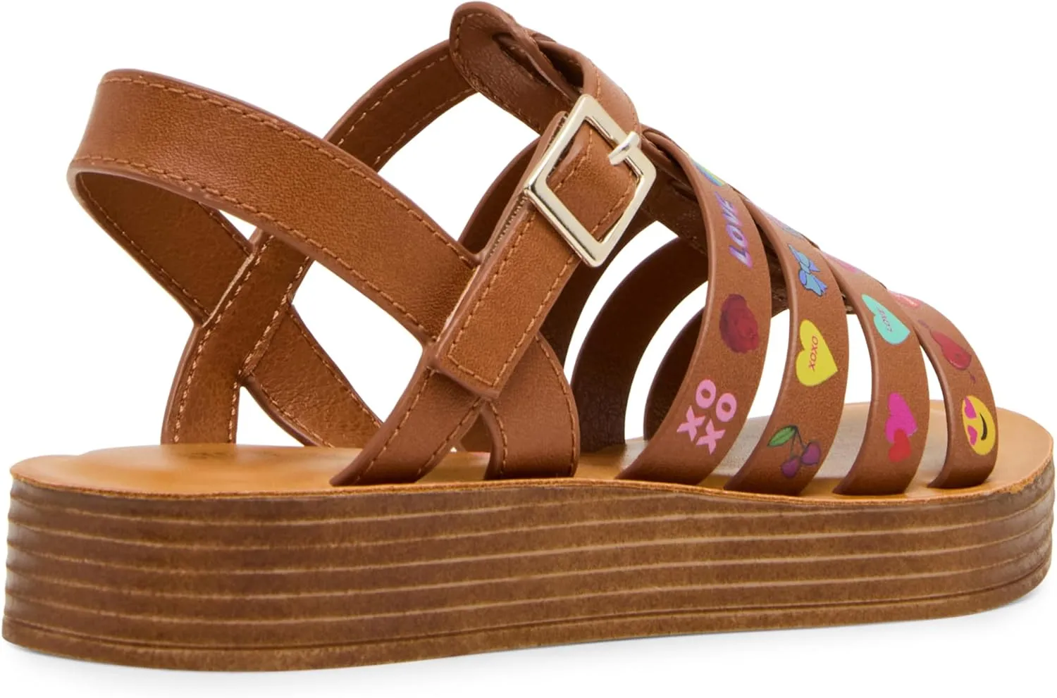 Token Flat Sandal