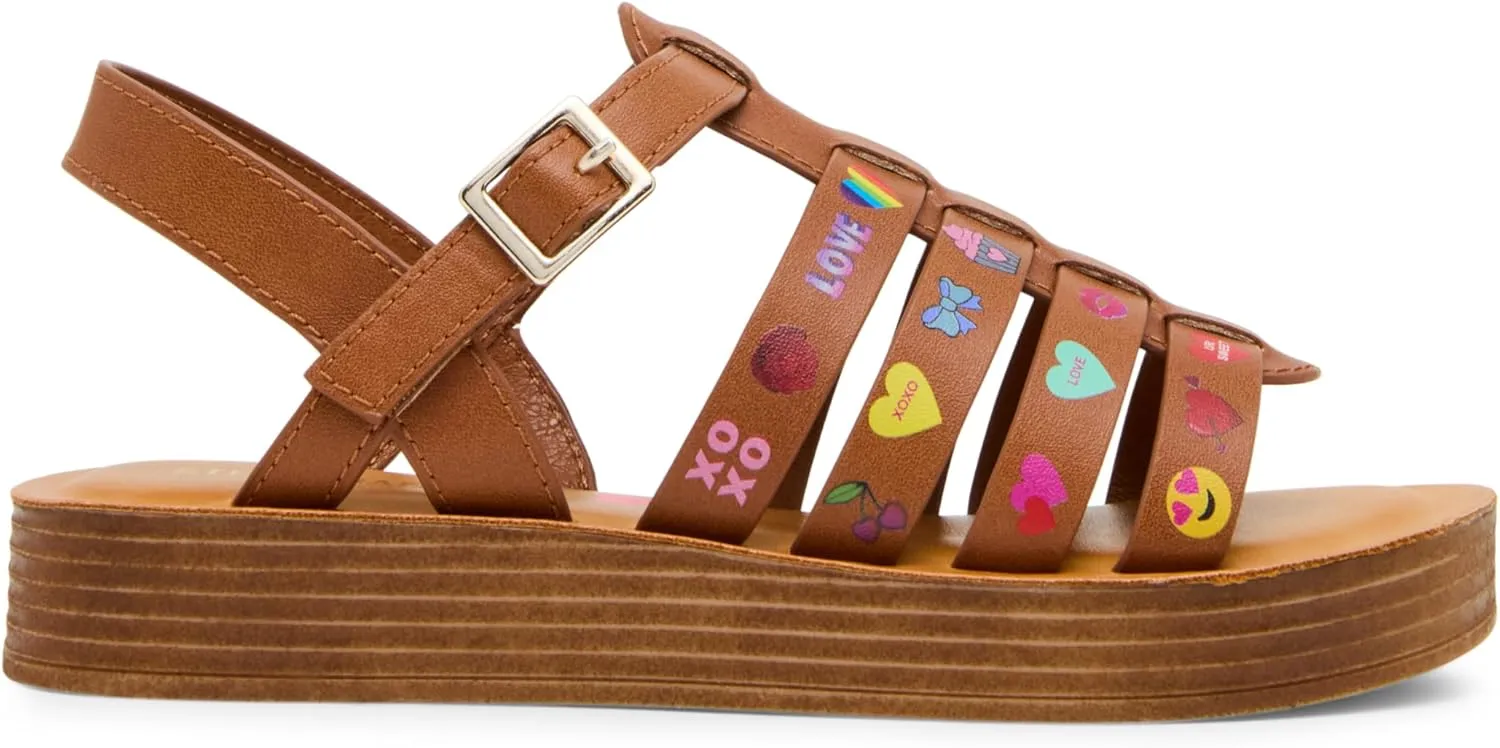 Token Flat Sandal