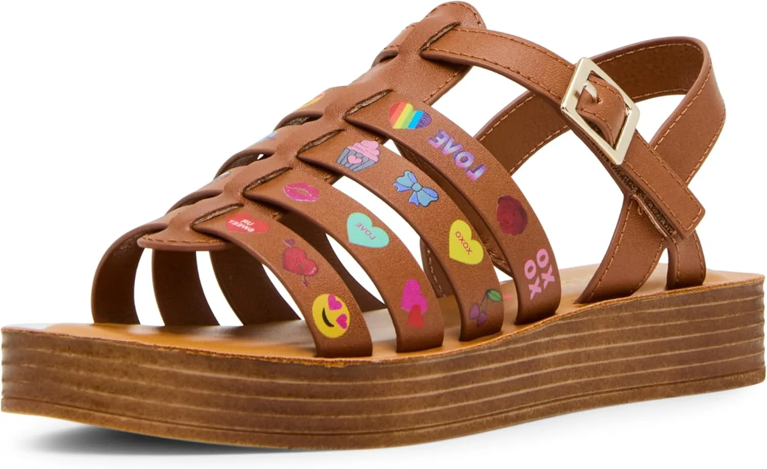 Token Flat Sandal
