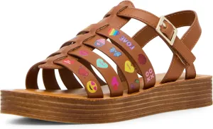 Token Flat Sandal