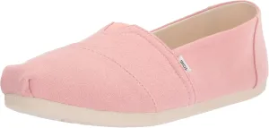 TOMS Women's Alpargata 3.0 Loafer, Chalky Pink Linen Crepe, 11