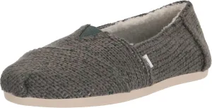 TOMS Women's Alpargata Recycled Cotton Canvas” Loafer Flat, Stormy Green, 6.5