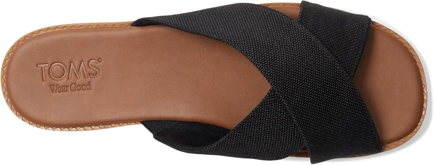 TOMS Women's Mae Crossover Flat Sandal