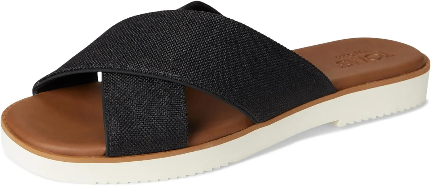 TOMS Women's Mae Crossover Flat Sandal