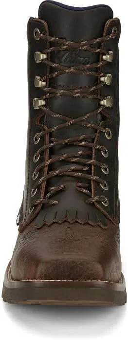 Tony Lama Men's TW3430 High Range 8" Waterproof Comp Toe Lace-Up Work Boot