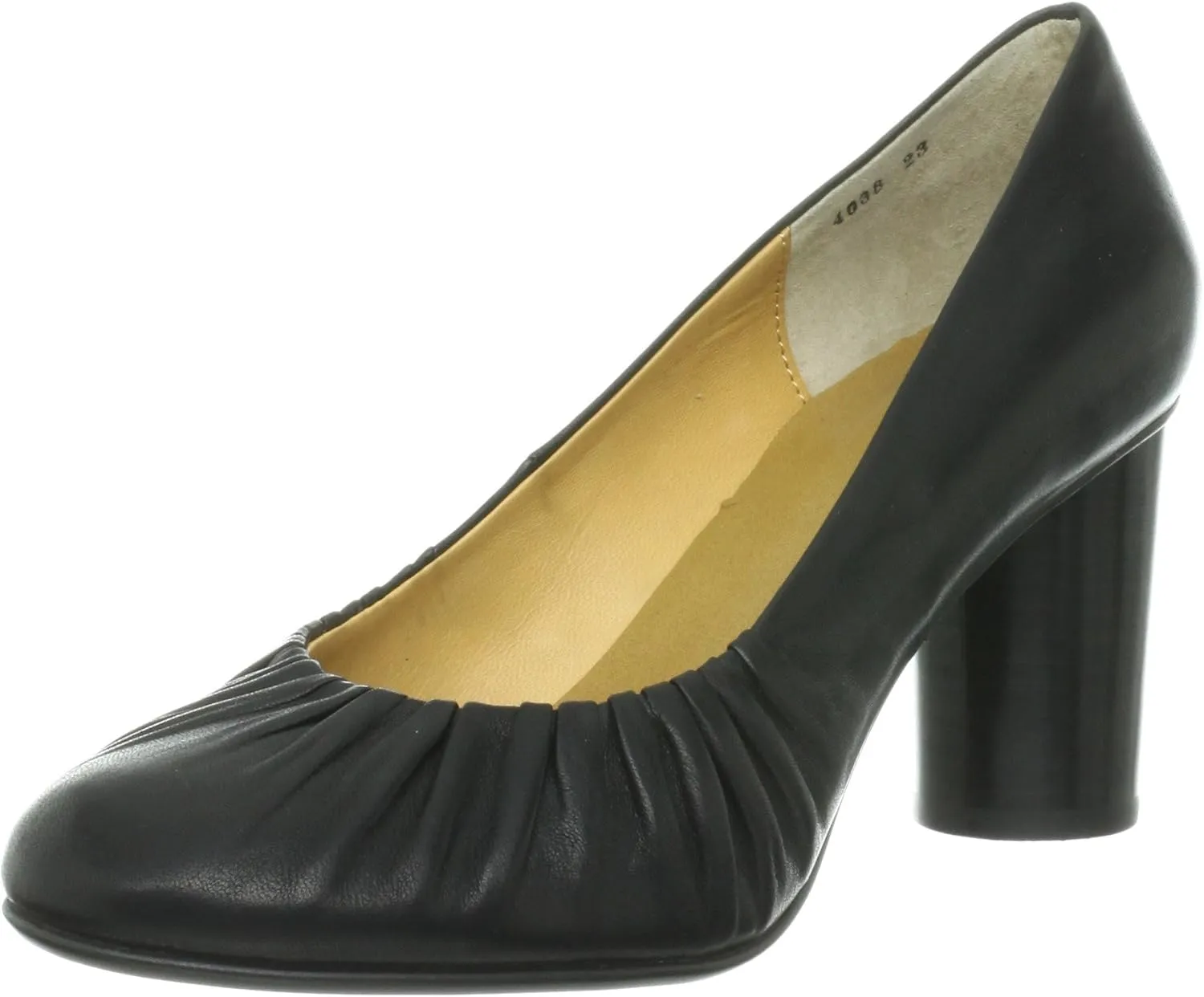 Tsumori Chisato Walk 4038 Chisato Walk Round Toe Pleated Pumps