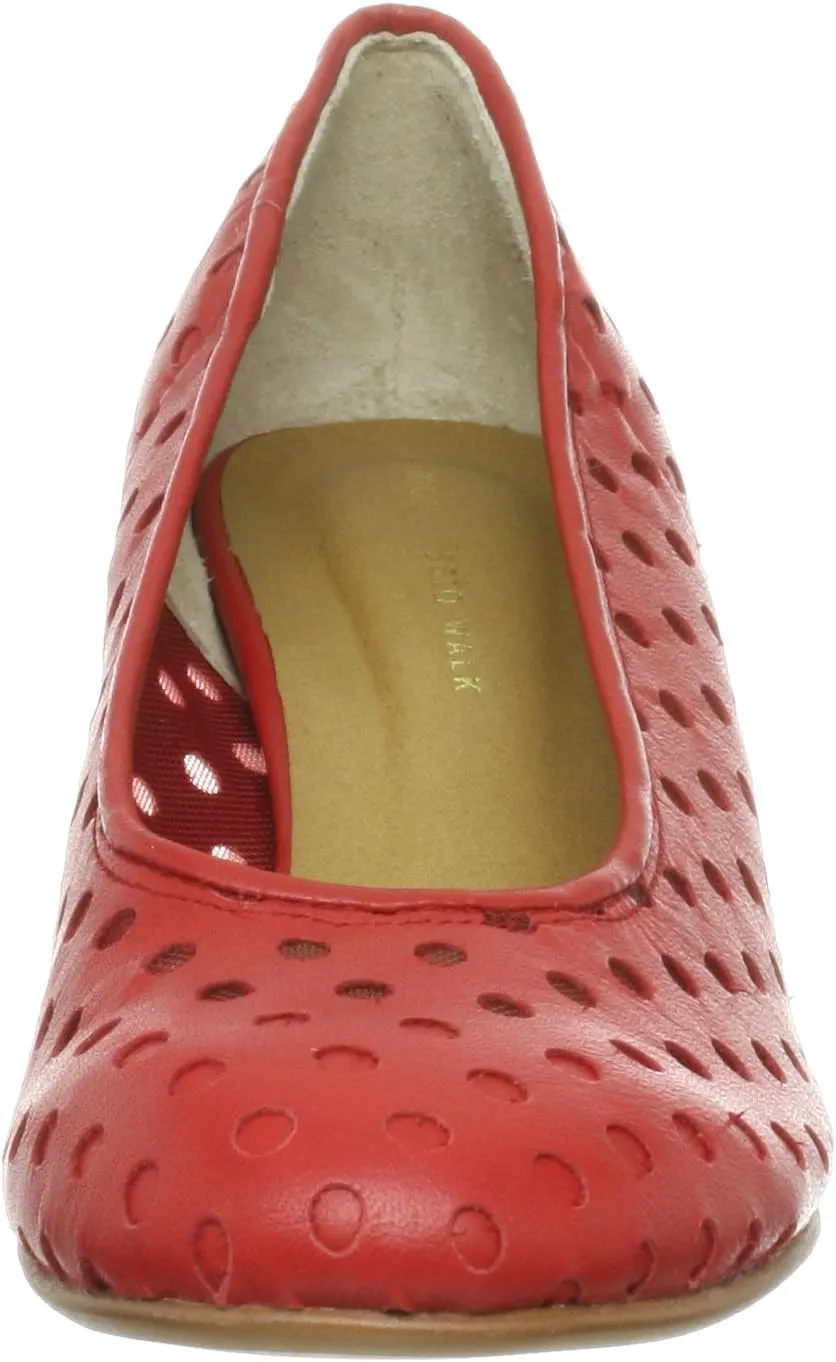 Tsumori Chisato Walk 4039 Walk Punching Round Toe Pumps