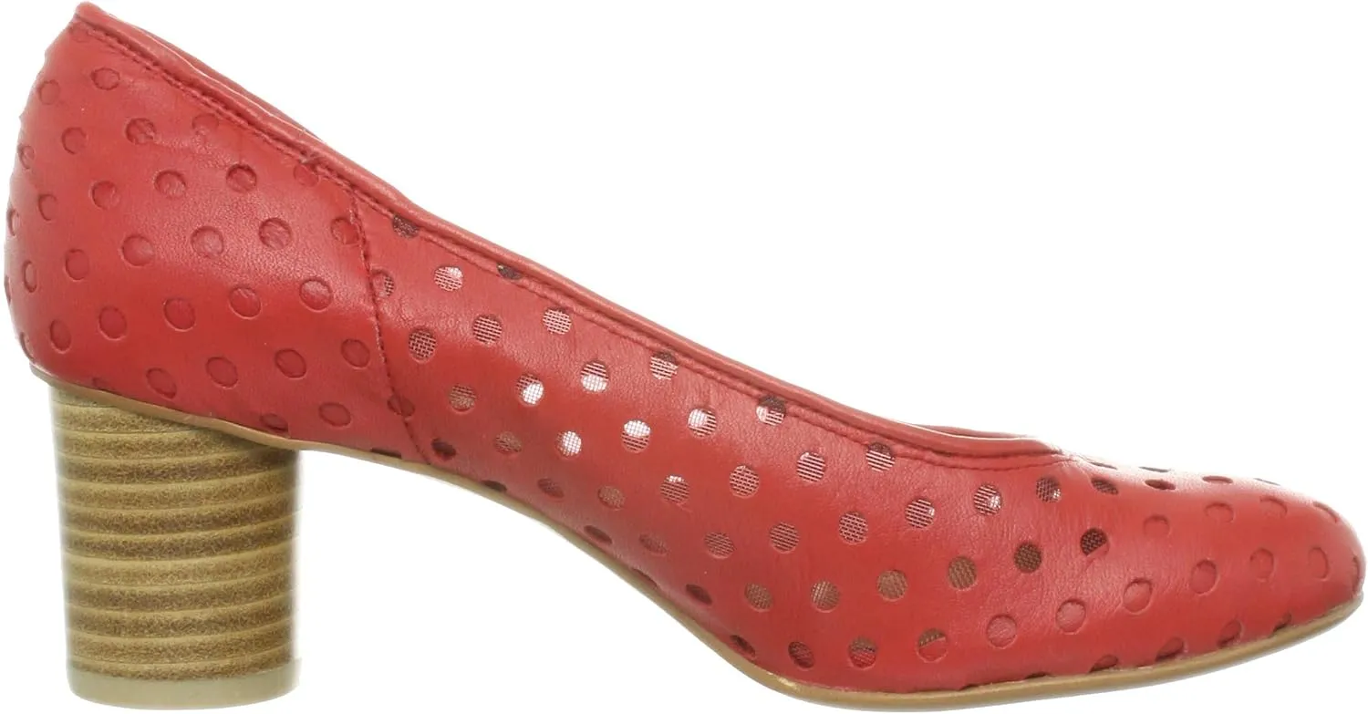Tsumori Chisato Walk 4039 Walk Punching Round Toe Pumps