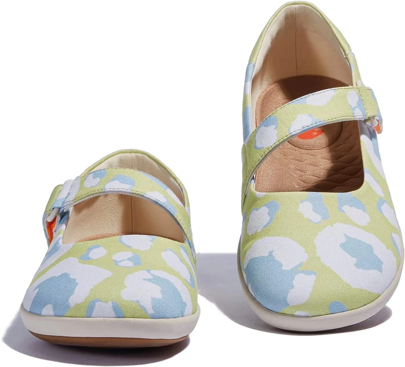UIN Women's Mary Jane Flats Slip On Round Toe Casual Lightweight Comfortable Art Painted Travel Shoes Illites Ⅲ