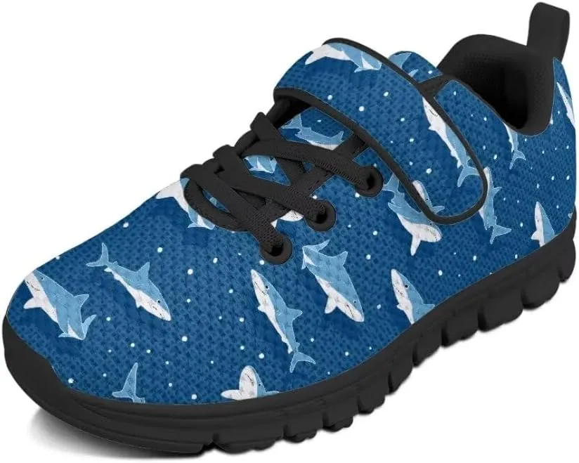 Unisex-Child Sneakers Hook and Loop Hiking Running Shoes with One Strap Toddler Lightweight Running Sneakers