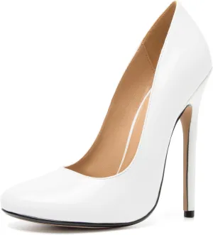 Unisex Men's Women's Round Toe High Heels Stiletto Pumps Dress Party Shoes