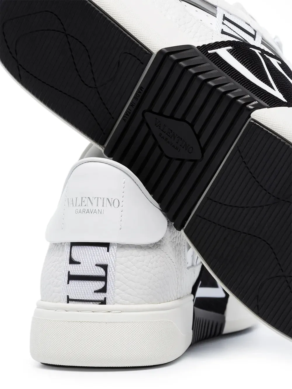 Valentino Vl7N Low-Top Leather Sneakers