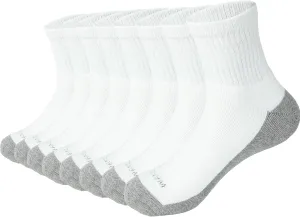 WANDER Men's Athletic Ankle Socks 3/8 Pairs Thick Cushion Running Socks for Men&Women Cotton Socks 6-9/9-12/12-15