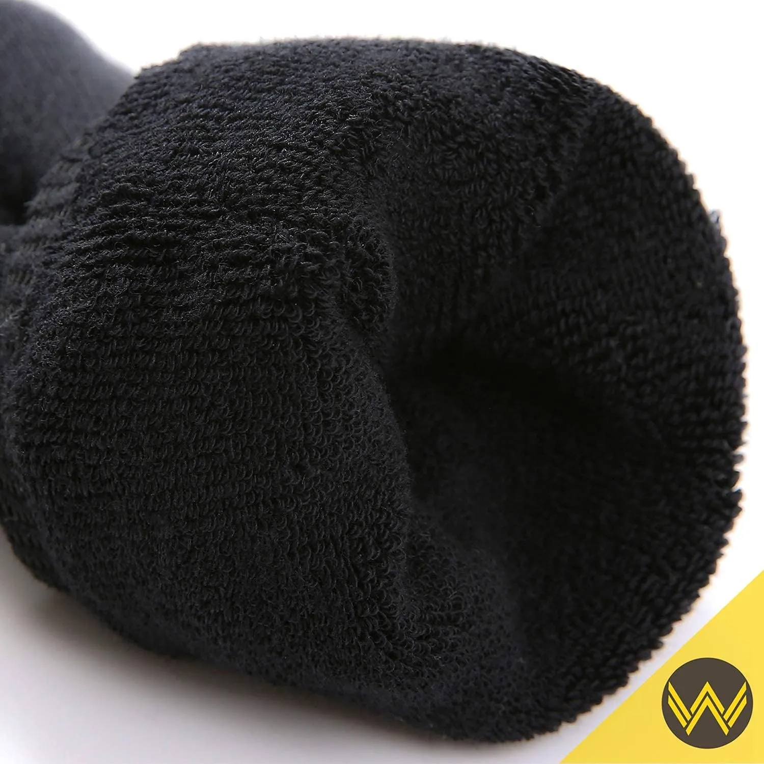 WANDER Men's Cushion Crew Socks 3-6 Pairs Athletic Running 6-8/8-13/12-15 Socks Men Cotton Sport Wicking Work