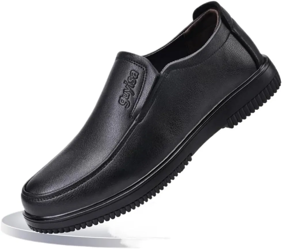 Waterproof & Oil Resistant Work Shoe - Lightweight Anti-Slip Non-Skid Standing All Day Comfort Soft Black Safety Shoe Food Service, Chef, Kitchen, Bistro, and Restaurant Utility Roles