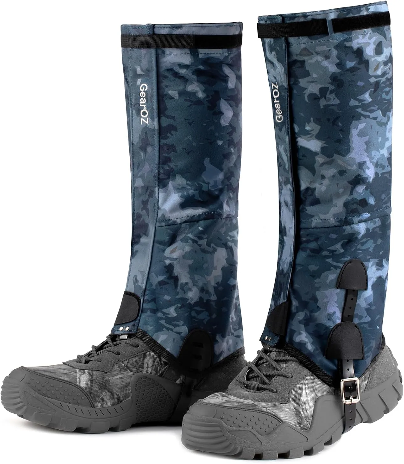 Waterproof Snow Leg Gaiters, Lightweight & Adjustable Winter Hiking Boot Gaiters for Men & Women, Special Designed for Skiing Walking Climbing, Hunting, Home Gardening or Snowshoeing
