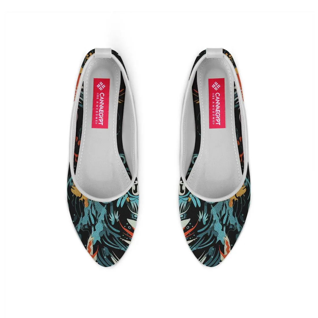 White Round Toe Shoe Chromatic