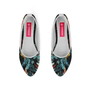 White Round Toe Shoe Chromatic