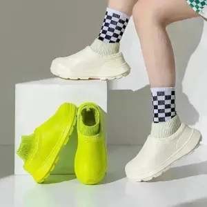 Winter Women's Fashionable Waterproof Cotton Slippers