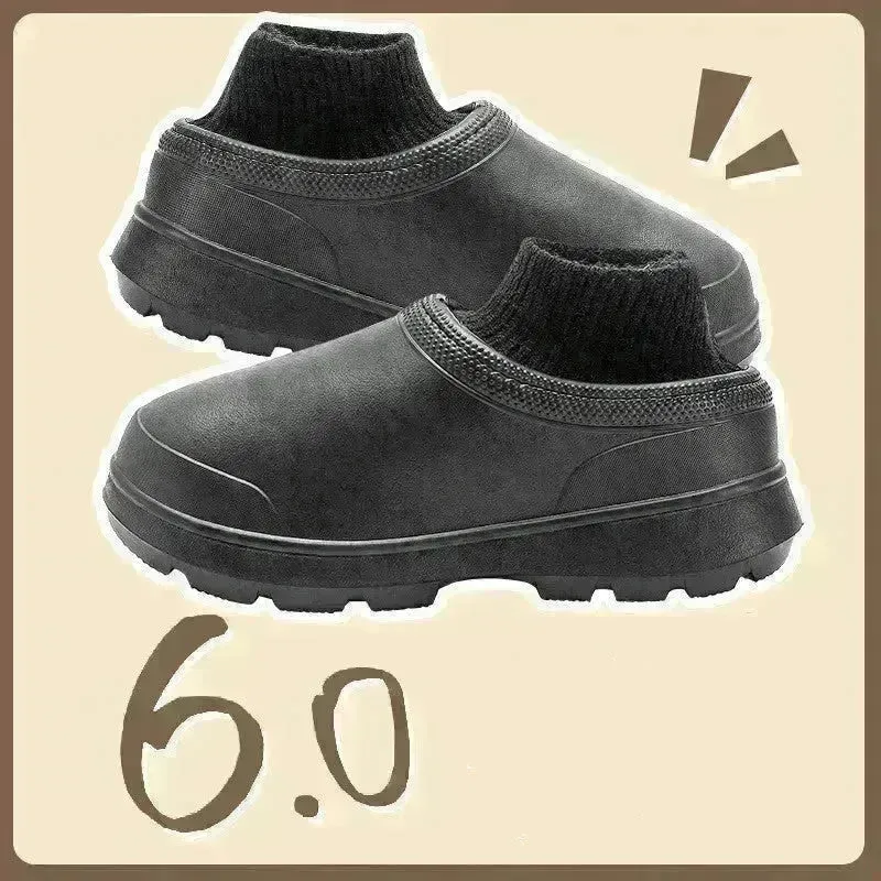 Winter Women's Fashionable Waterproof Cotton Slippers