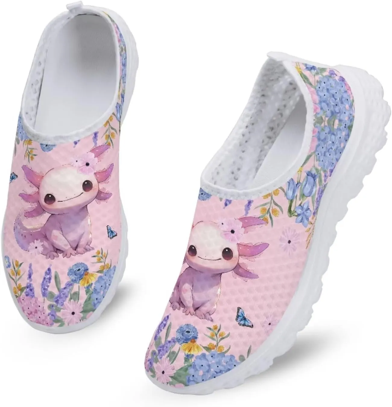Women Slip On Shoes Casual Walking Shoes Mesh Breathable Sneaker Party Footwear
