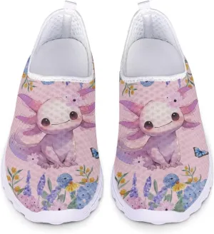 Women Slip On Shoes Casual Walking Shoes Mesh Breathable Sneaker Party Footwear