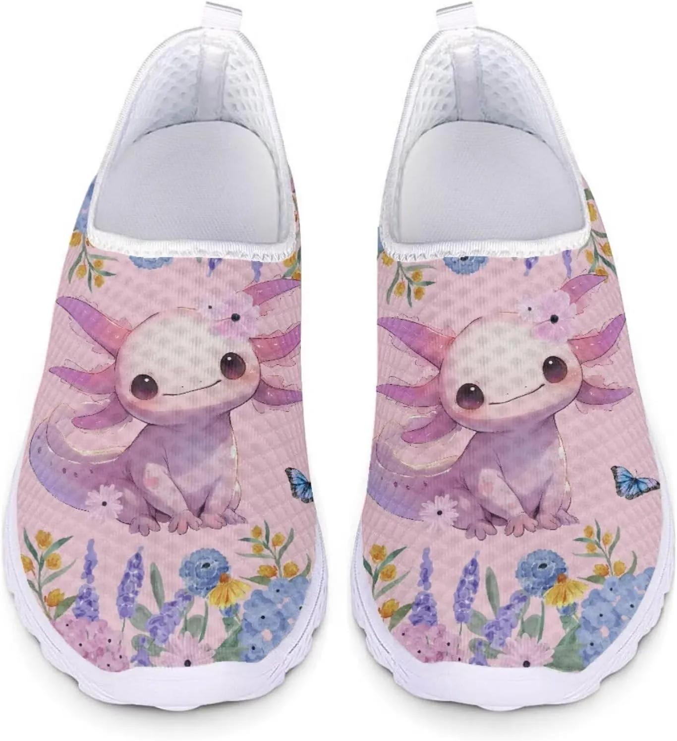 Women Slip On Shoes Casual Walking Shoes Mesh Breathable Sneaker Party Footwear
