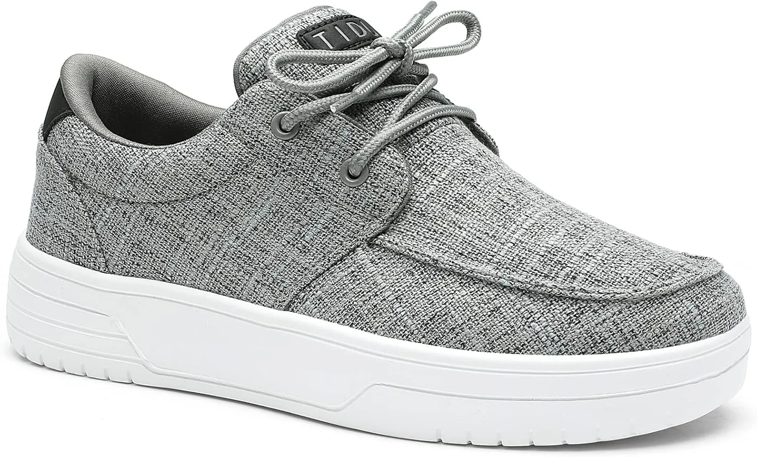Women's Arch Support Shoes Lace Up Orthopedic Sneakers Comfortable Canvas Loafers Casual Walking Shoes for Plantar Fasciitis Foot Pain Relief