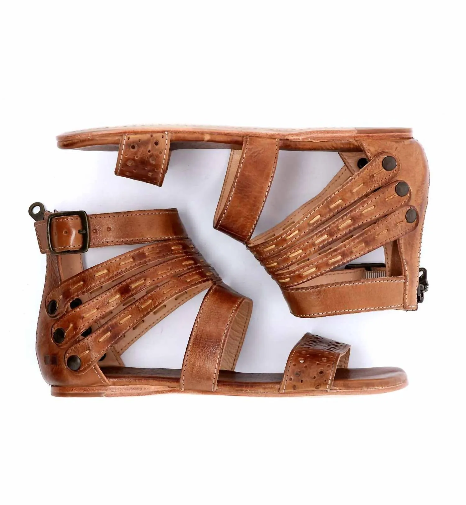 Women's Artemis Strappoy Sandal In Tan Rustic