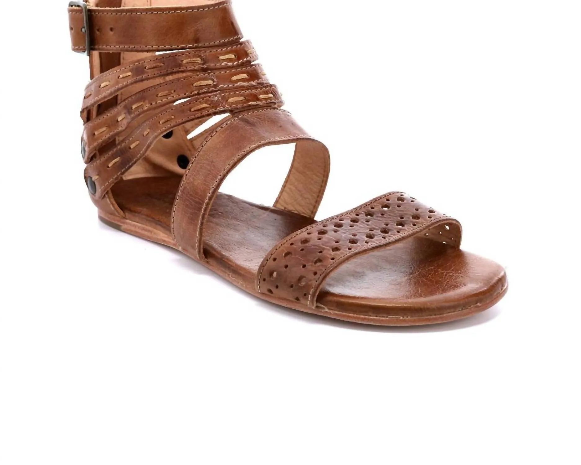 Women's Artemis Strappoy Sandal In Tan Rustic