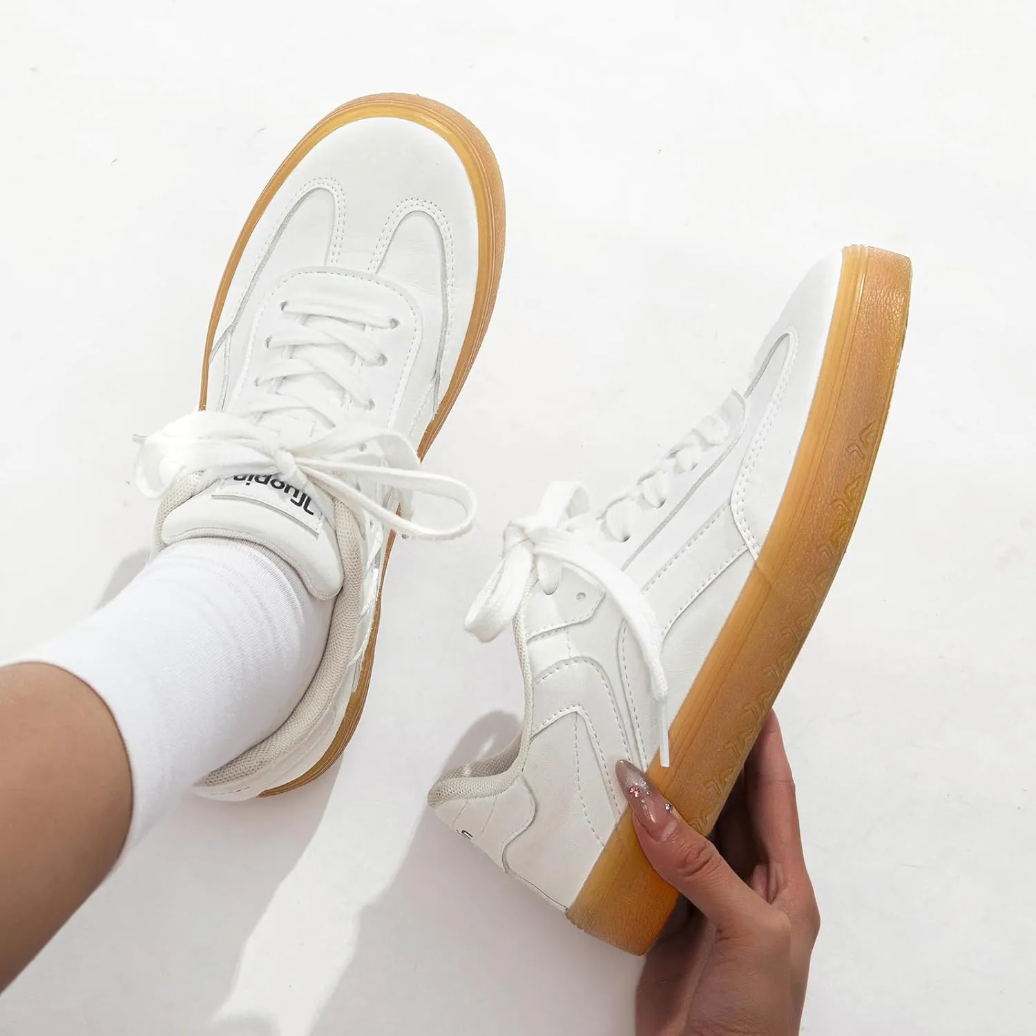 Women's Fashion Trainers Women Shoes Fashion Sneakers Womens Sneakers Comfy Shoes for Women Slip on Women Shoes Standing All Day Casual Sneakers for Women
