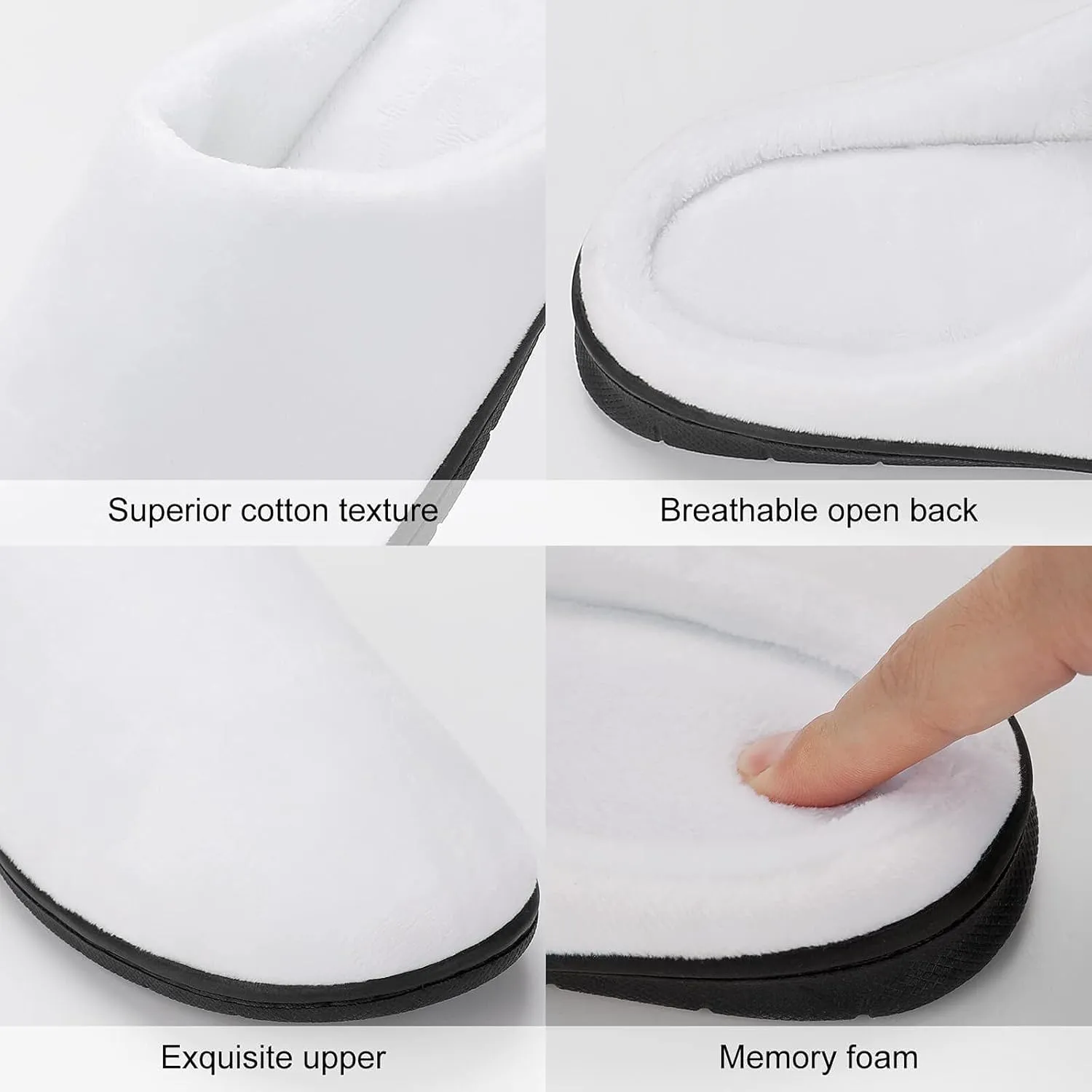 Womens Home Slippers Warm Bedroom Slip-On Shoes Mens Halloween Slippers Soft Cotton House Clog Slippers Indoor Outdoor
