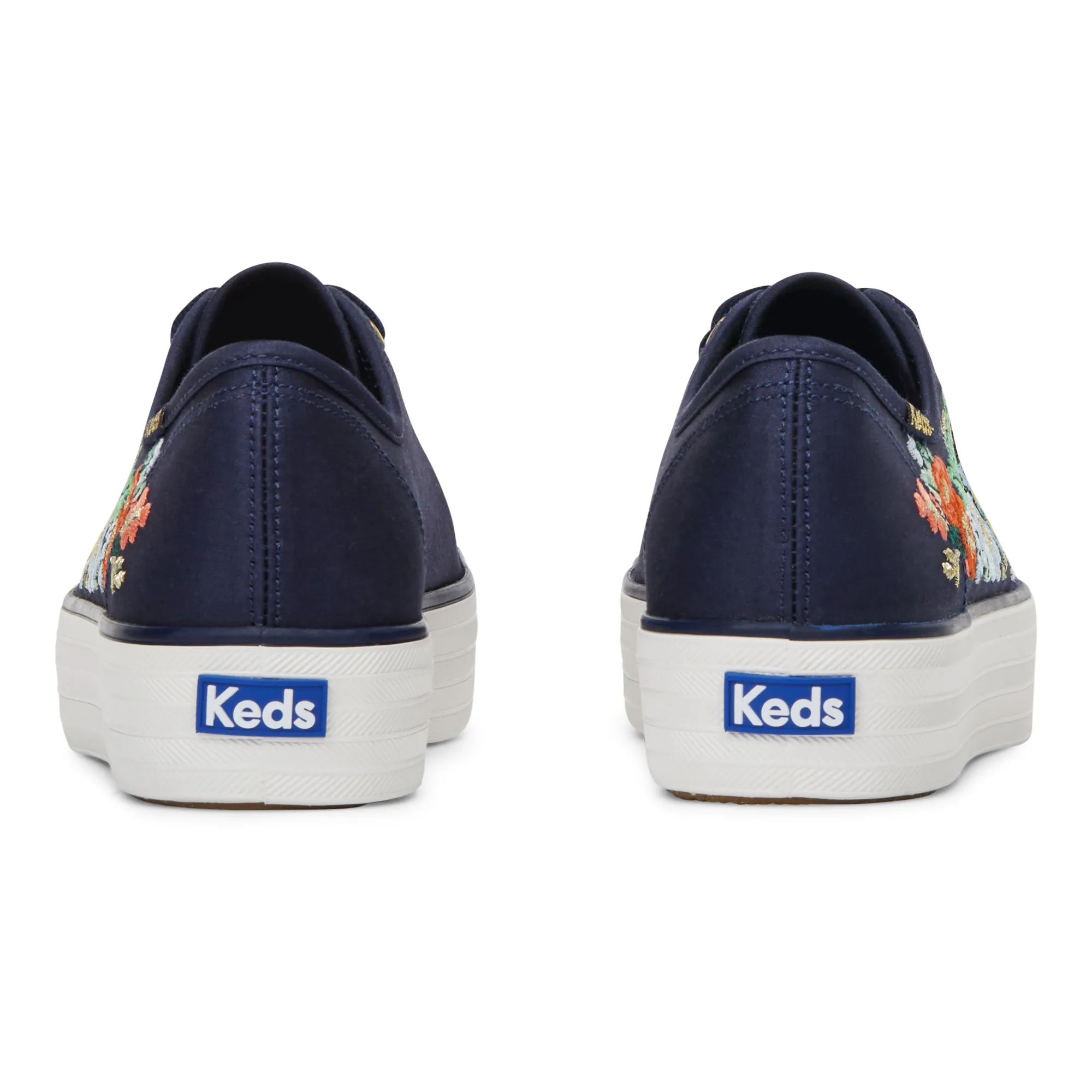 Women's Keds X Rifle Paper Co. Triple Kick Embroidery Vintage Blossom