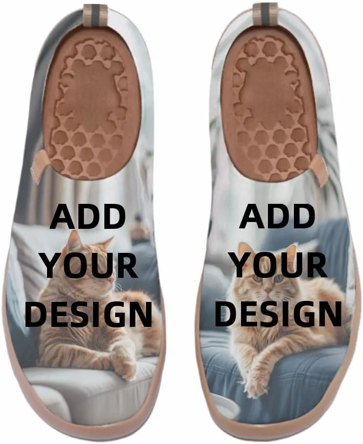 Women's Knitted Casual Loafers Art Painted Slip On Walking Shoes Lightweight Comfort Travel Sneakers